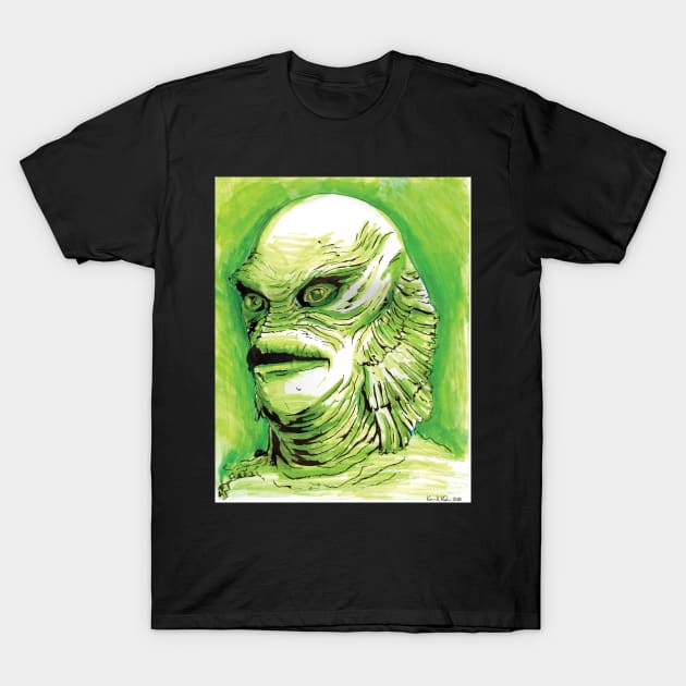 CREATURE FROM THE BLACK LAGOON T-Shirt by CinemApocalypse